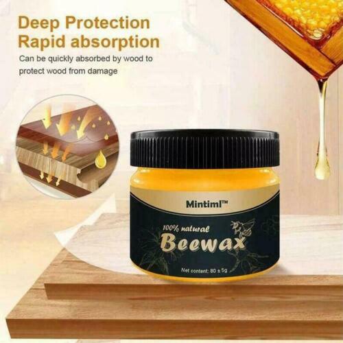 Wood Seasoning Beewax Complete Solution Furniture Care 1 Polishing Beeswax 85 gm (Made in Pakistan) - Image 4