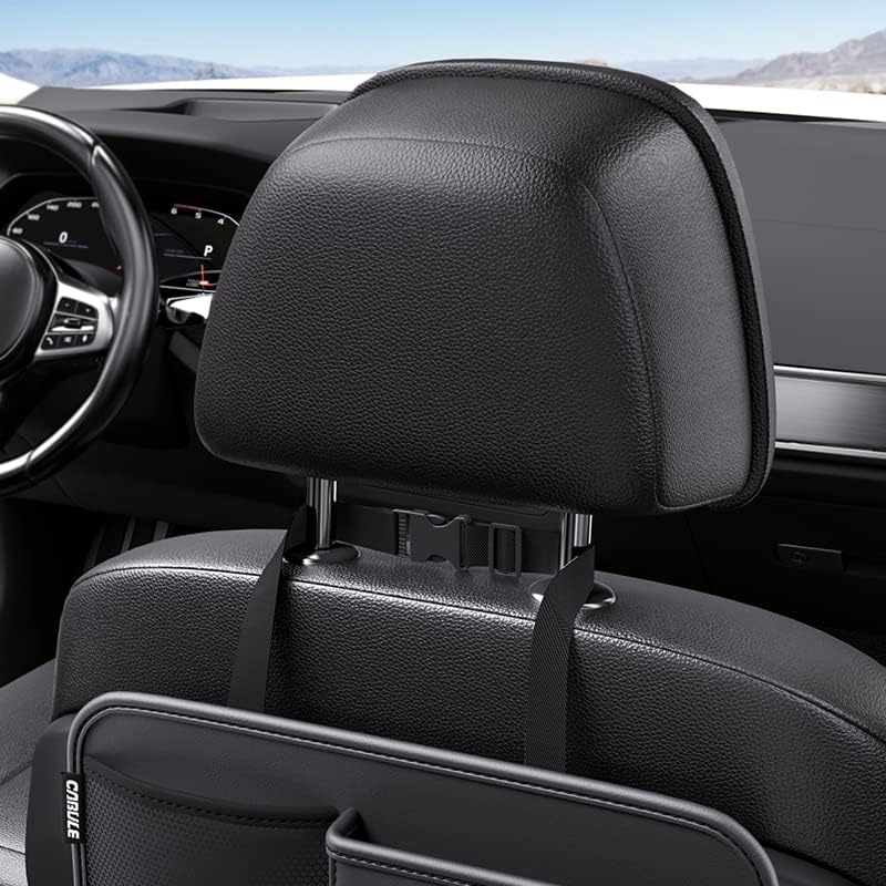 Multifunction Small objects Car seat Organizer Car Storage Organizer Car Seat Side Organizer Car Seat Back Protectors Premium PU Car storage bag Car Accessories - Image 3